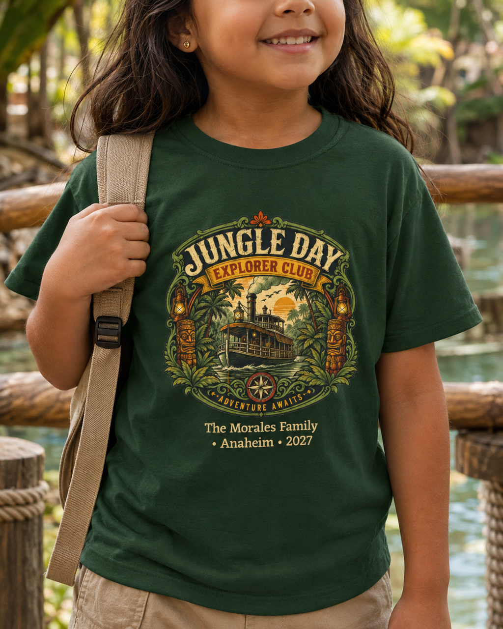 Jungle Day Explorer Club - Kids Tee