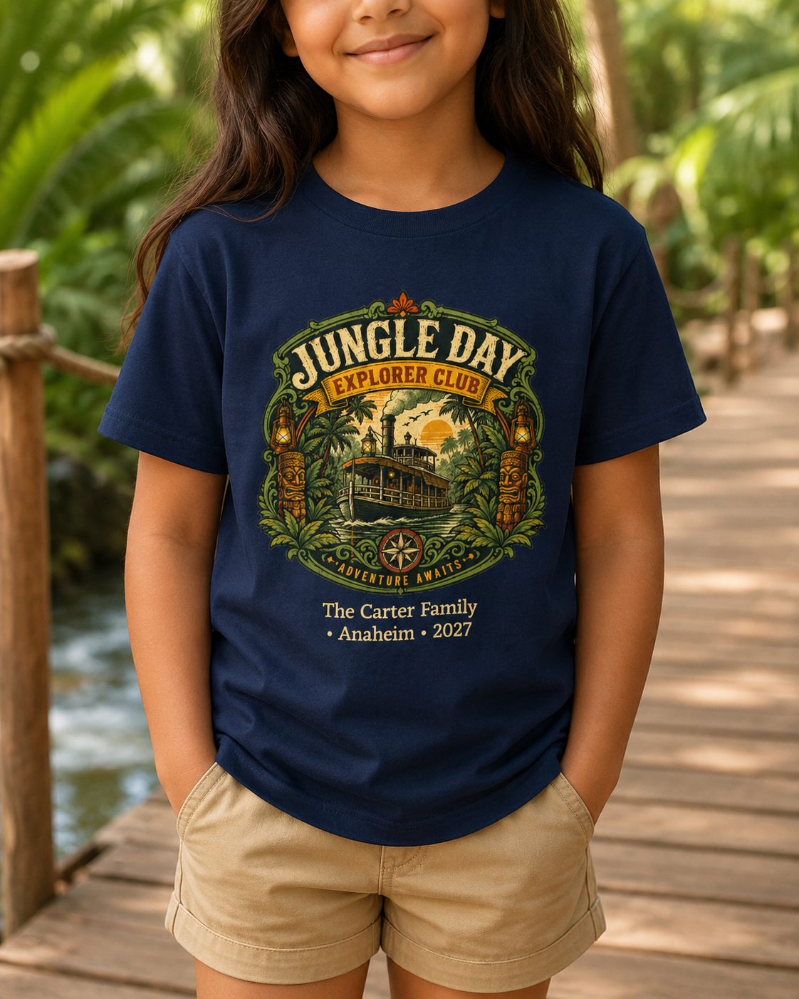 Jungle Day Explorer Club - Kids Tee