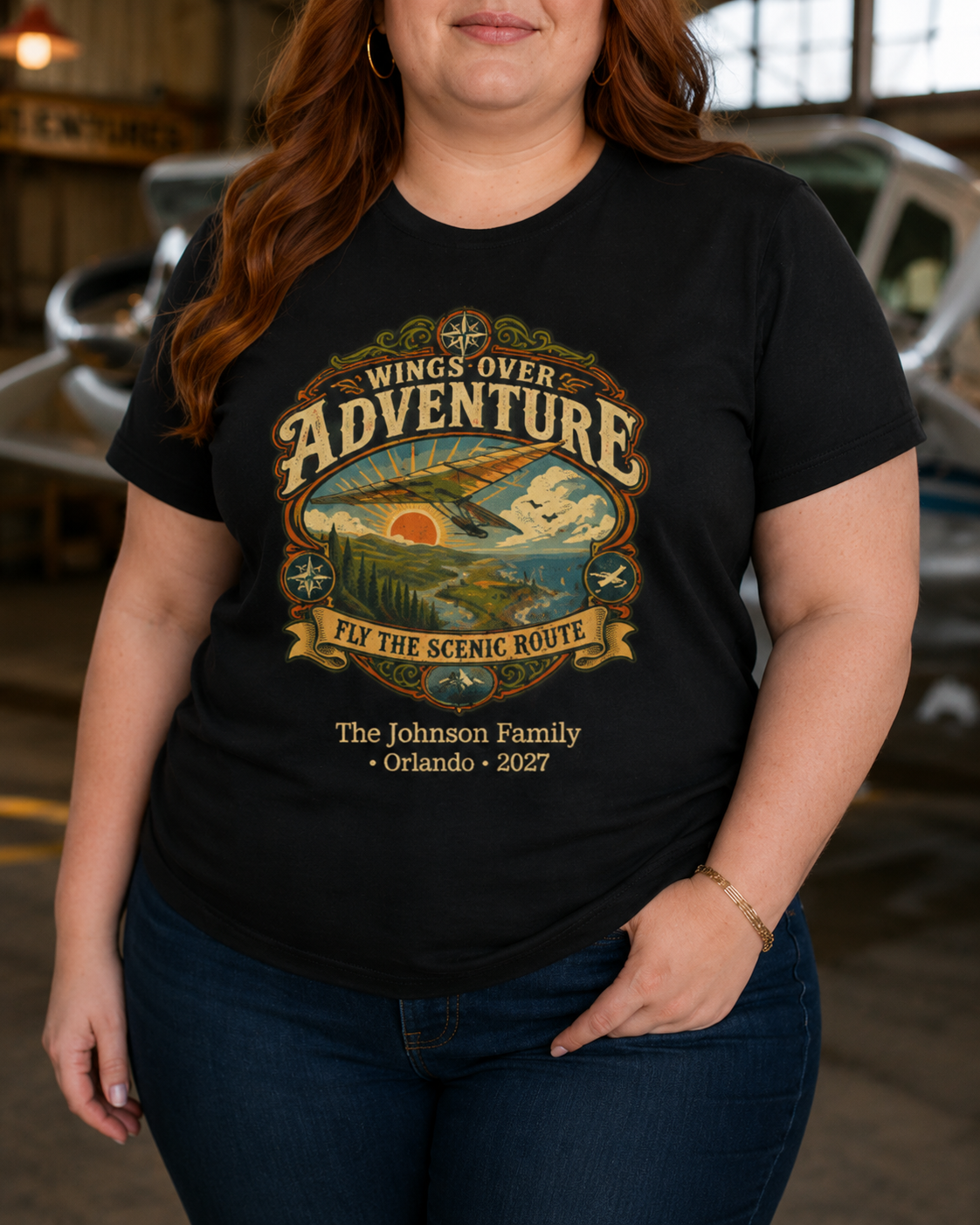 Wings Over Adventure - Ladies Tee