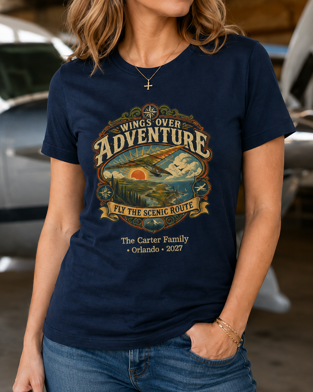 Wings Over Adventure - Ladies Tee