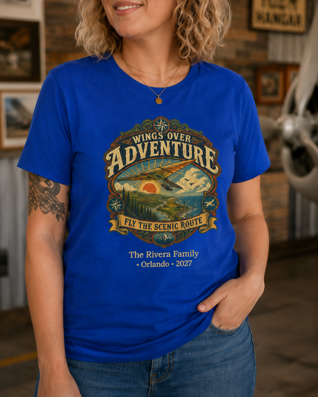 Wings Over Adventure - Ladies Tee