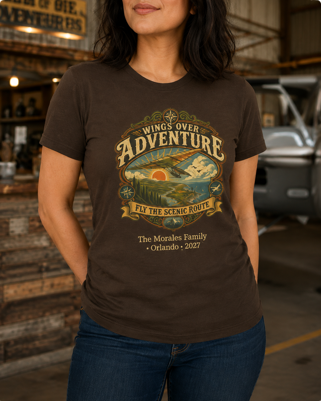 Wings Over Adventure - Ladies Tee