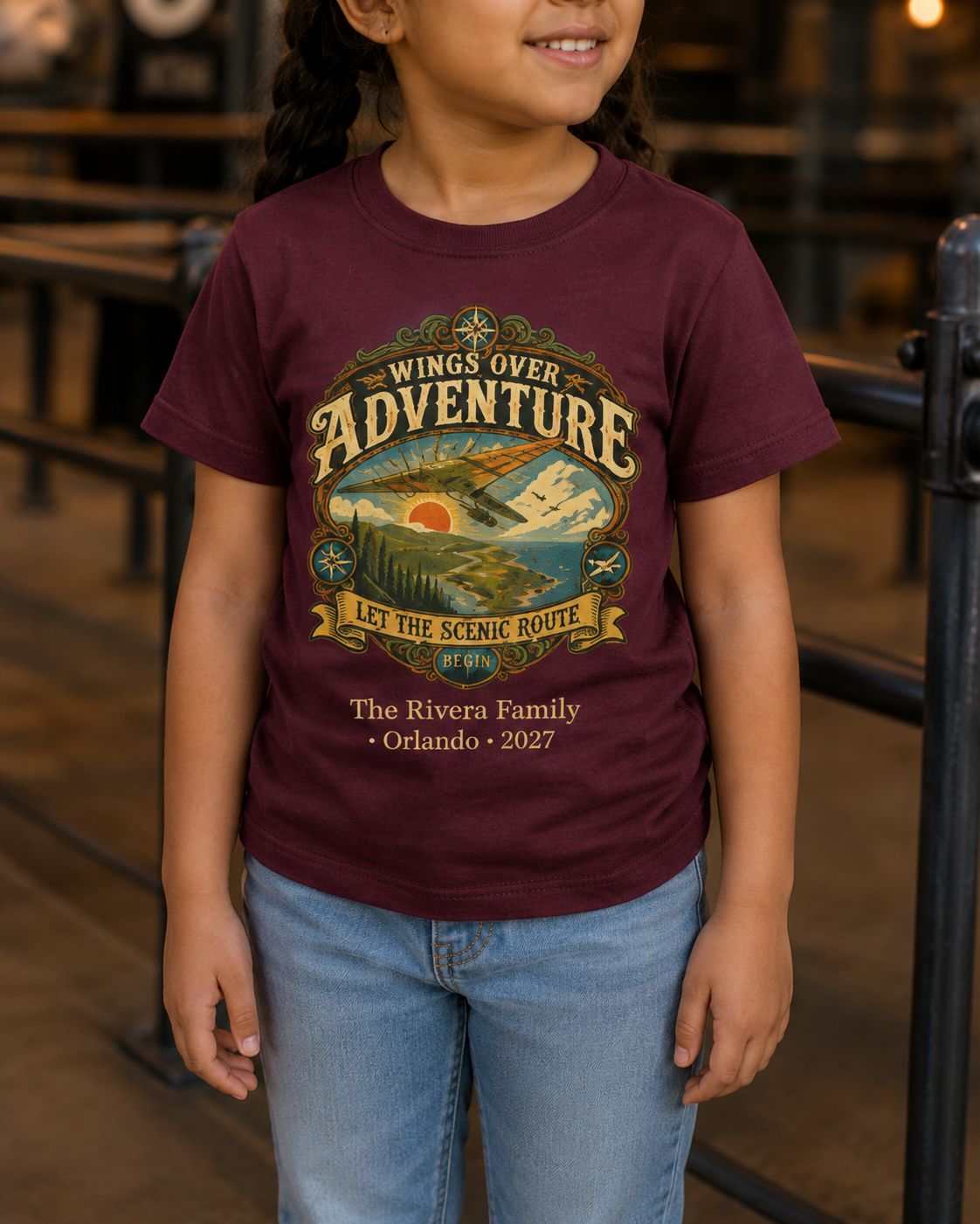 Wings Over Adventure - Kids Tee