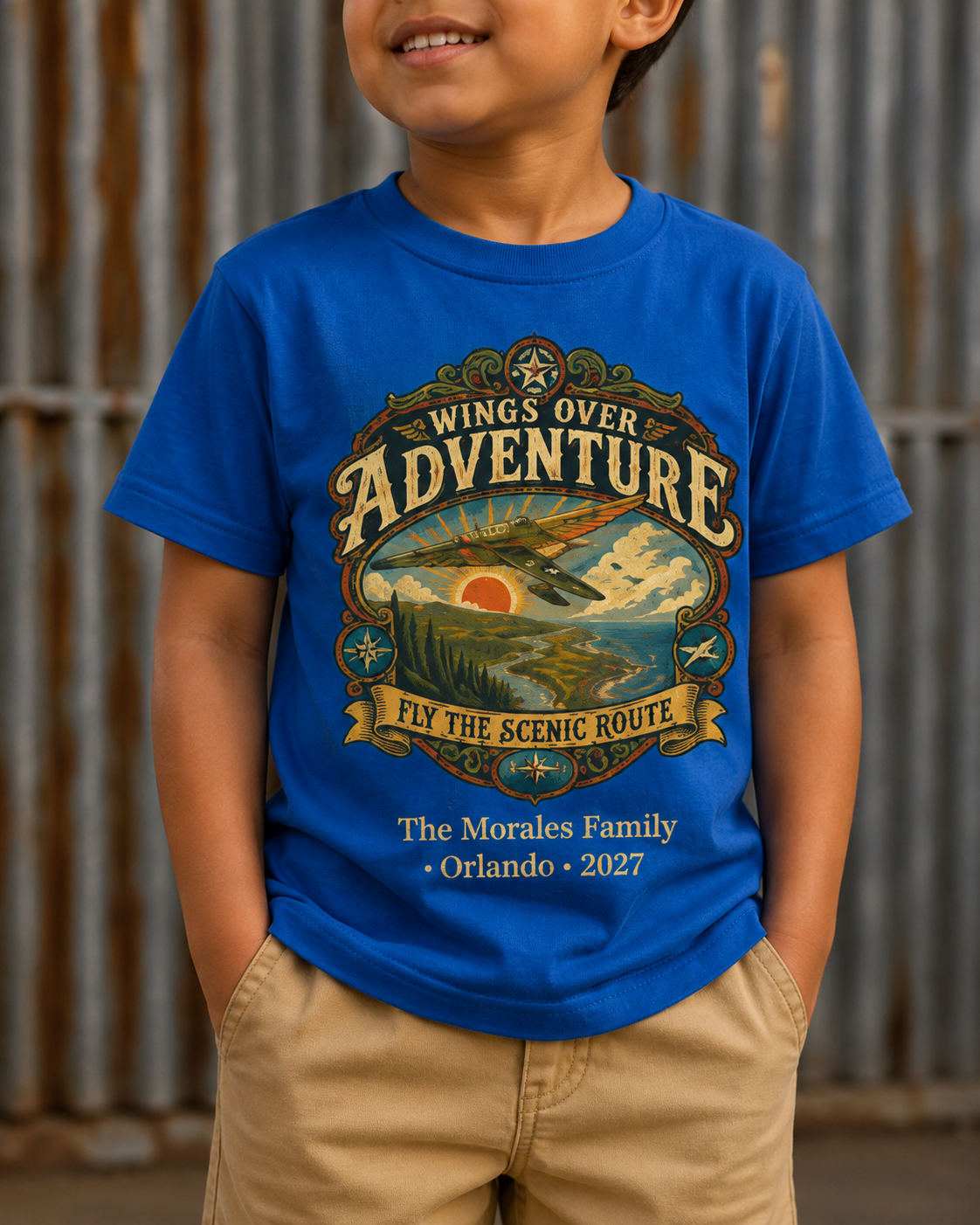 Wings Over Adventure - Kids Tee