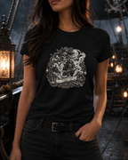 Ghostly Pirate Turner - Ladies Tee