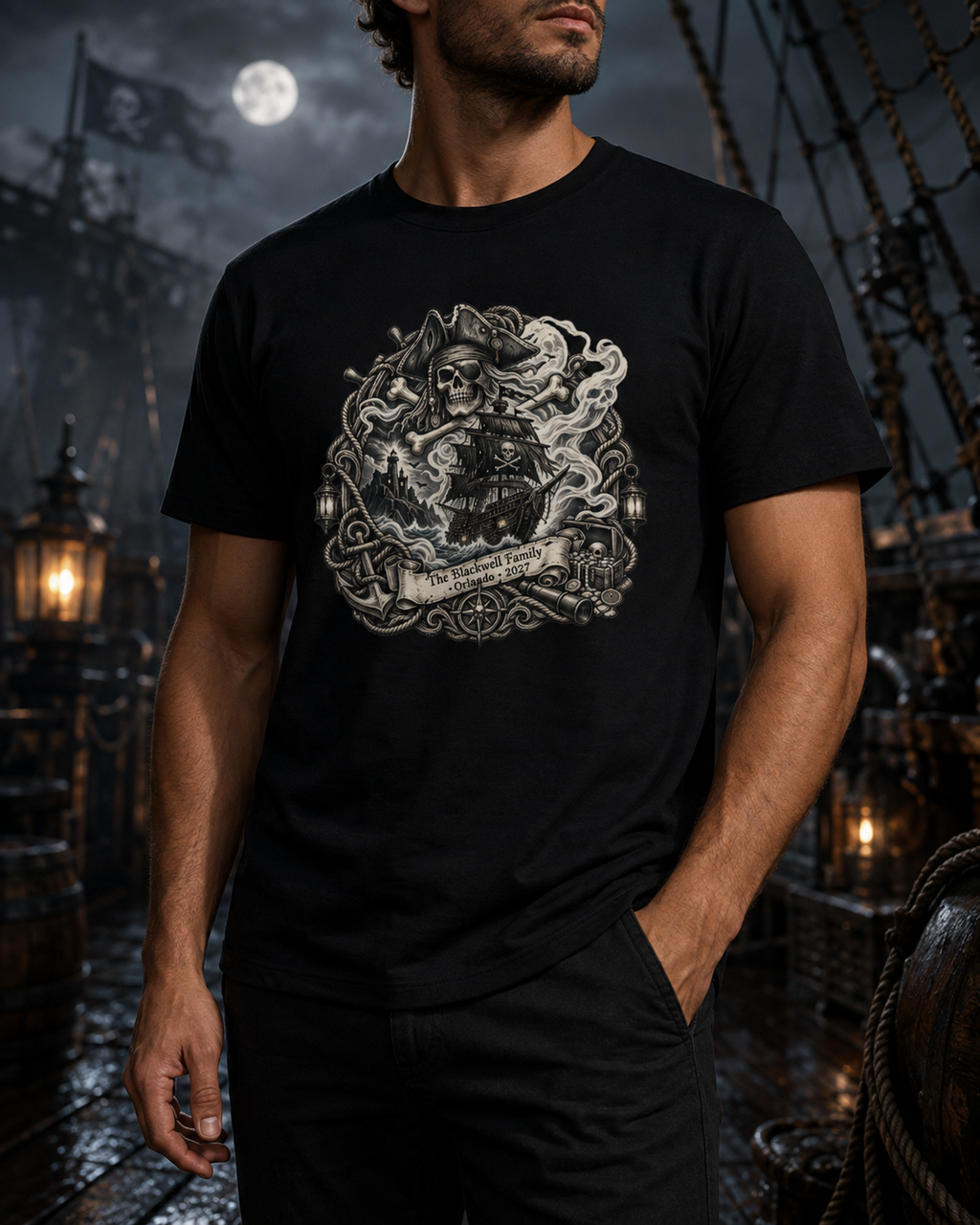 Ghostly Pirate - Tee