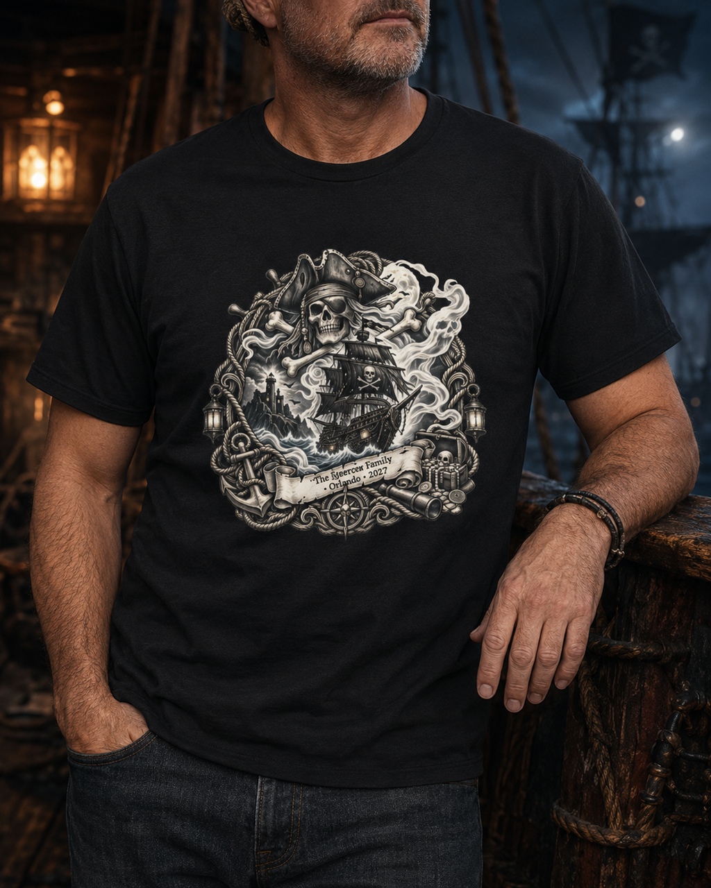 Ghostly Pirate - Tee