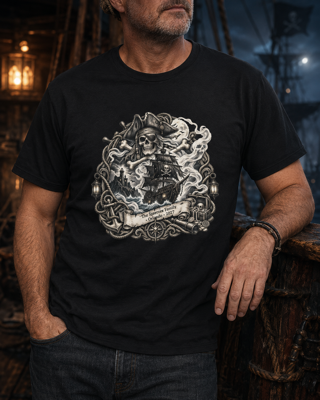 Ghostly Pirate - Tee
