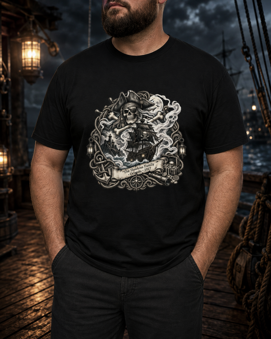 Ghostly Pirate - Tee