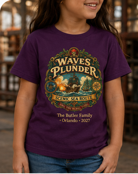 Waves of Plunder - Kids Tee