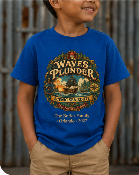 Waves of Plunder - Kids Tee