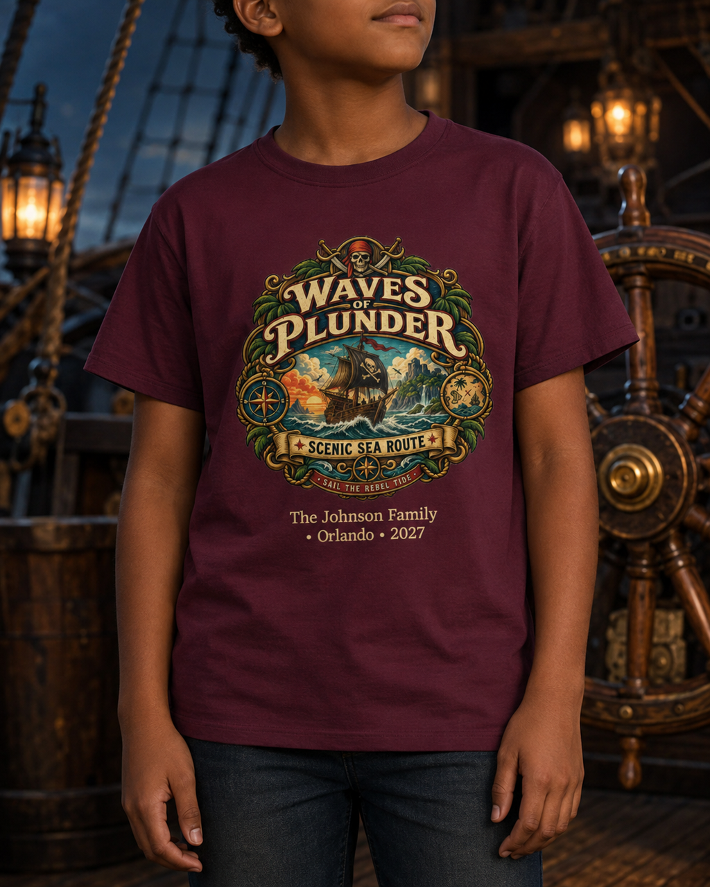 Waves of Plunder - Kids Tee