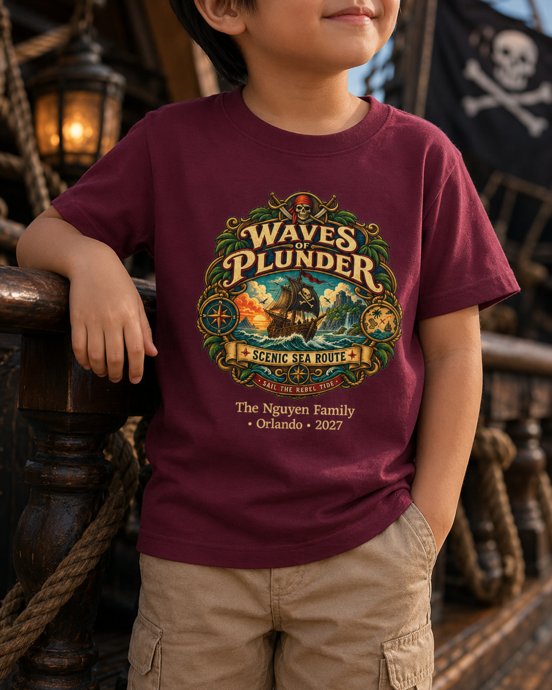 Waves of Plunder - Kids Tee