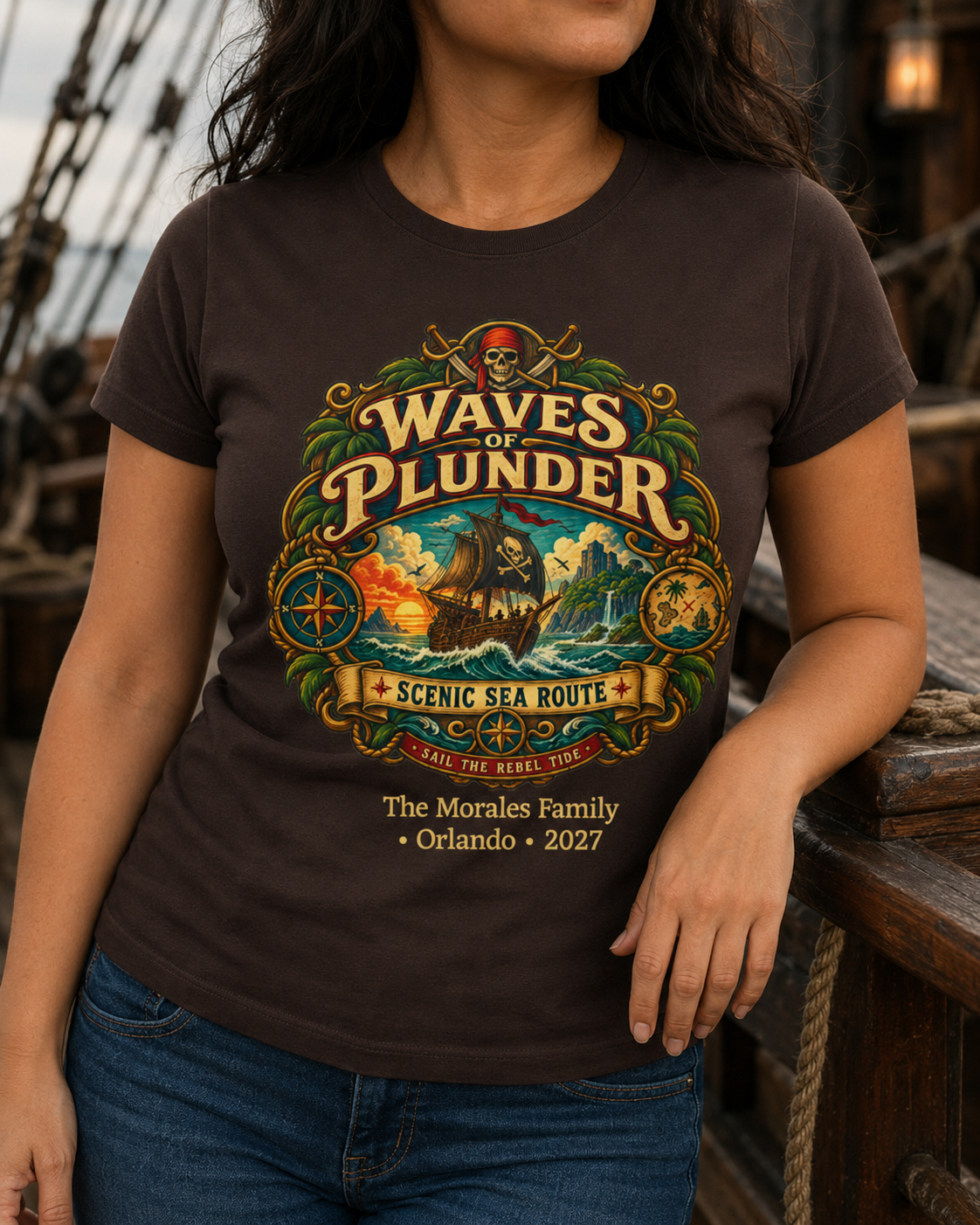Waves of Plunder - Ladies Tee