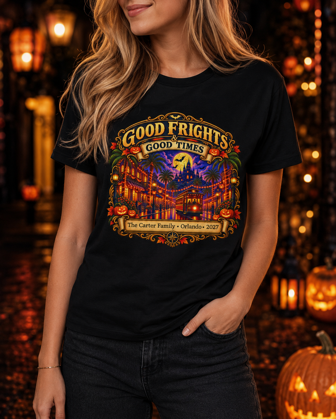 Halloween Good Frights - Ladies Tee