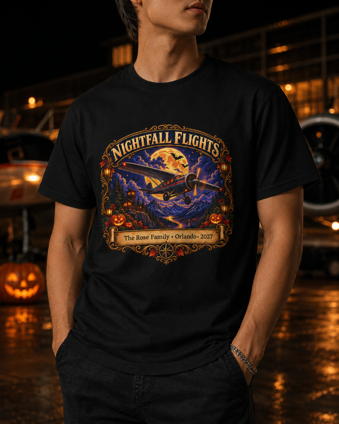 Halloween Nightfall Flights - Unisex Tee