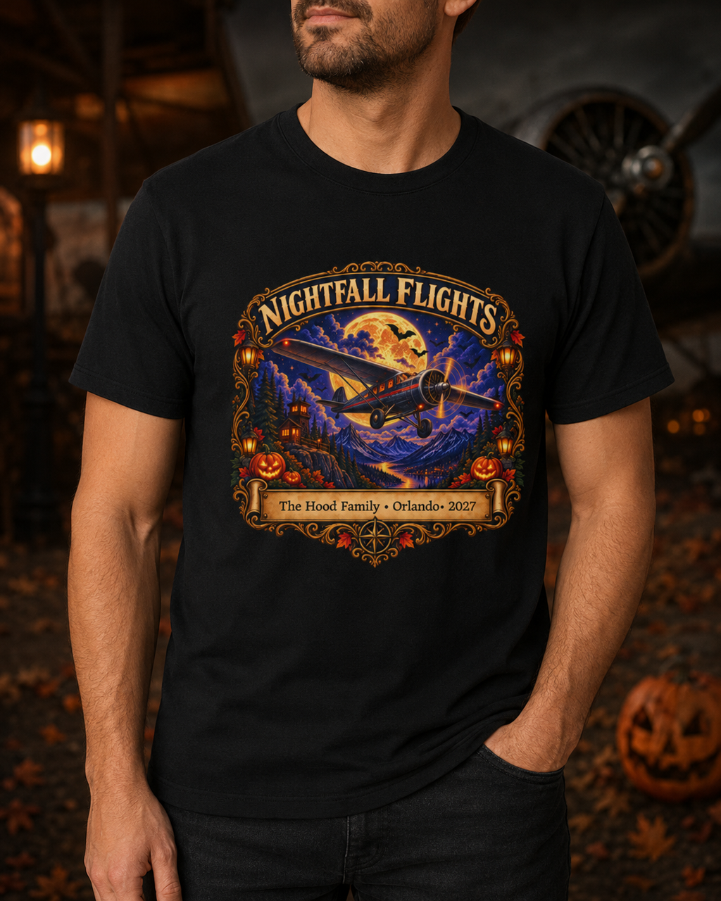 Halloween Nightfall Flights - Unisex Tee