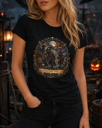 Halloween Ghostly Pirate Grimm - Ladies Tee