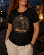 Halloween Ghostly Pirate Grimm - Ladies Tee