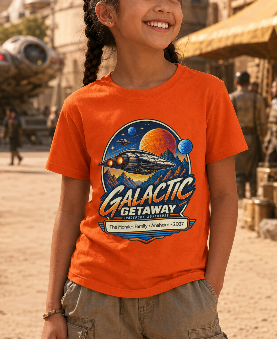 Galactic Getaway - Kids Tee