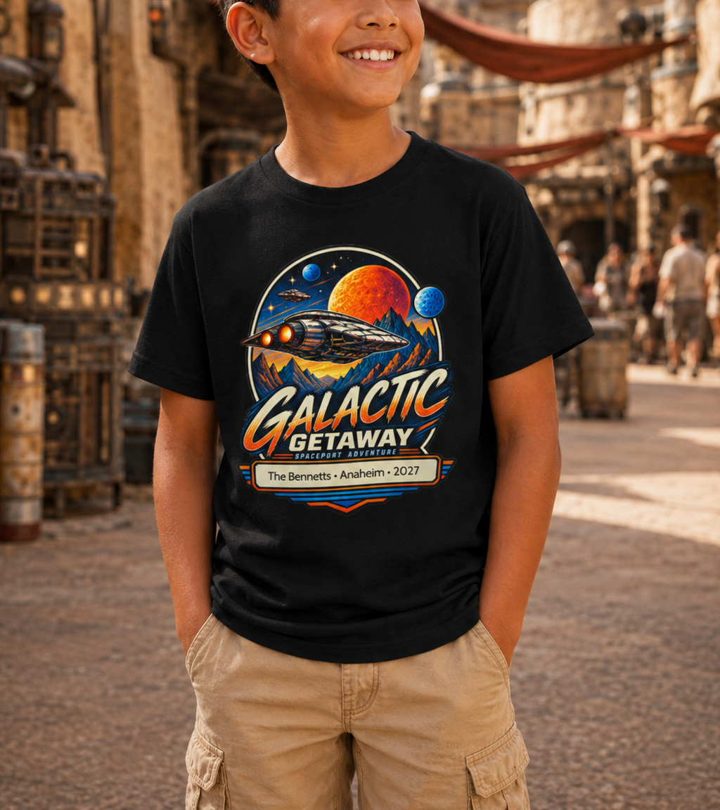 Galactic Getaway - Kids Tee