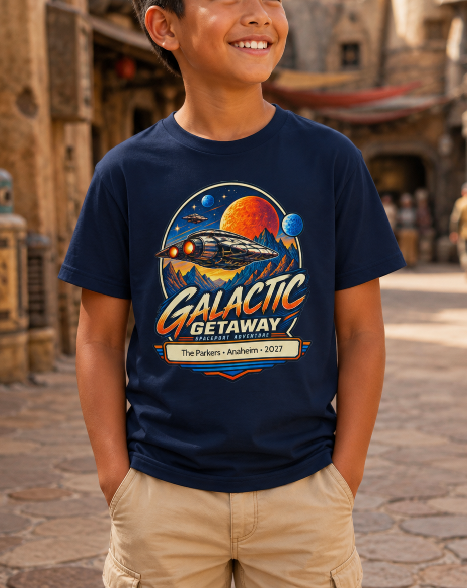 Galactic Getaway - Kids Tee