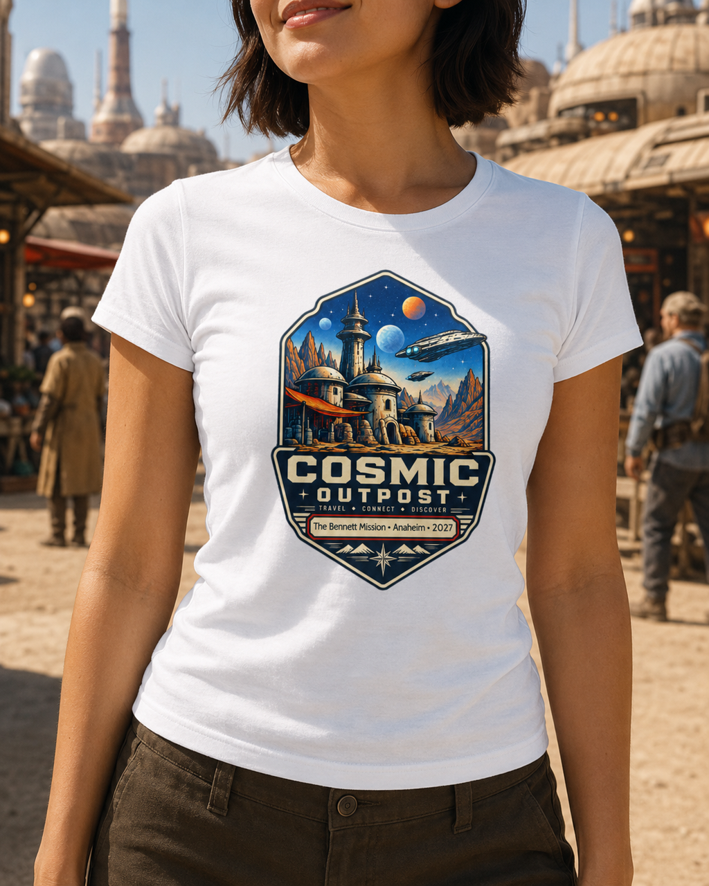 Cosmic Outpost - Ladies Tee