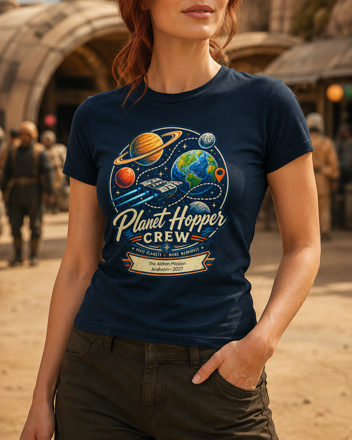 Planet Hopper Crew - Ladies Tee