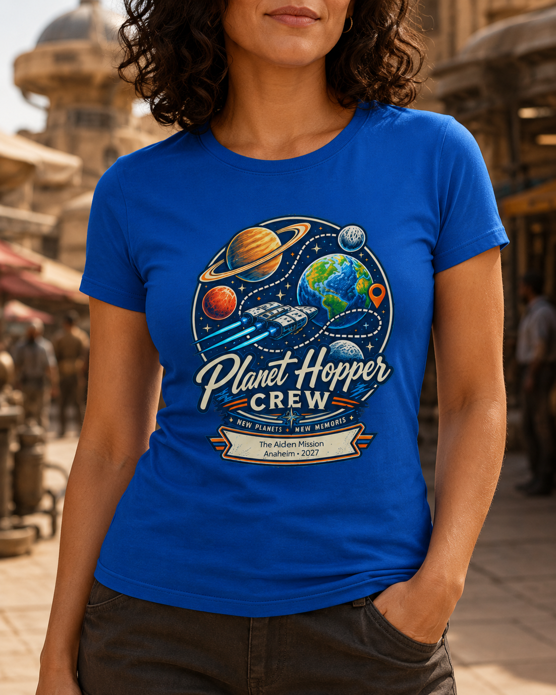 Planet Hopper Crew - Ladies Tee