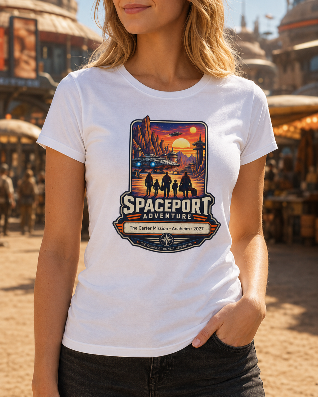 Spaceport Adventure - Ladies Tee