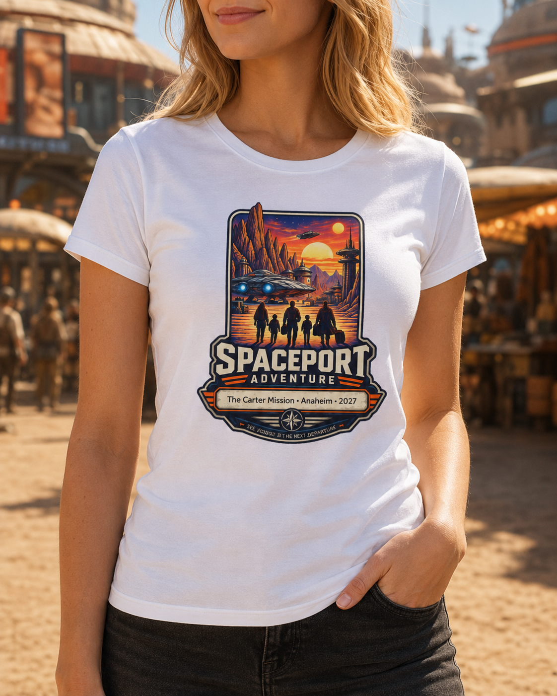 Spaceport Adventure - Ladies Tee