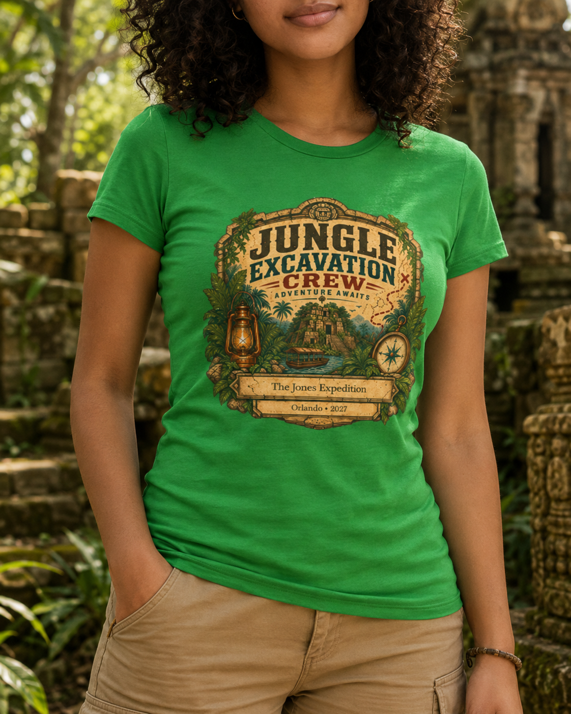 Jungle Excavation Crew - Ladies Tee
