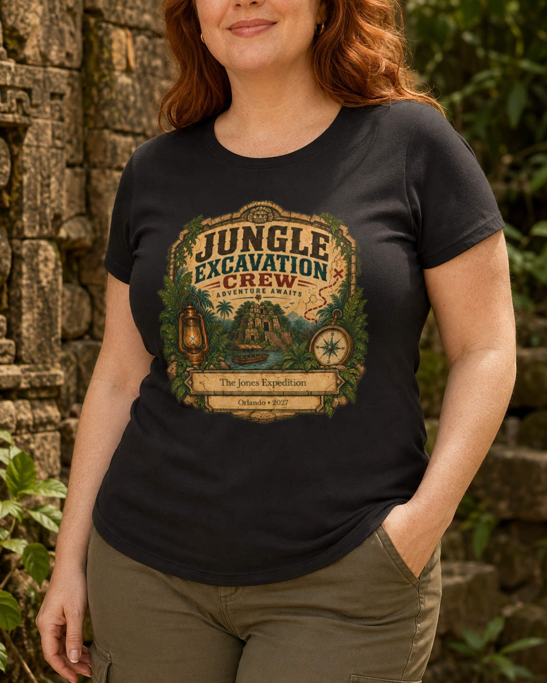 Jungle Excavation Crew - Ladies Tee
