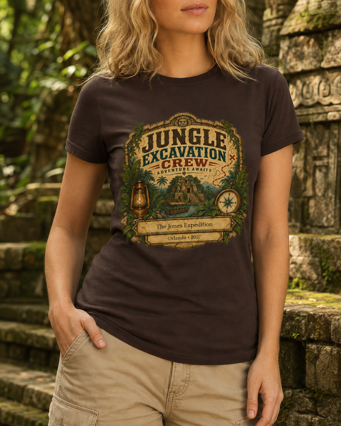 Jungle Excavation Crew - Ladies Tee