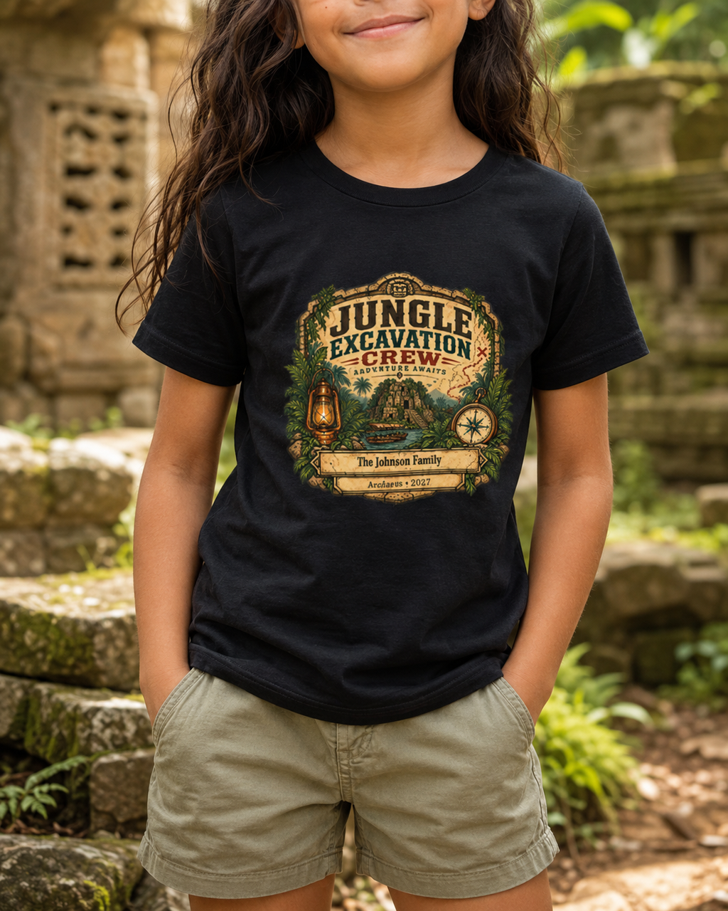 Jungle Excavation Crew - Kids Tee