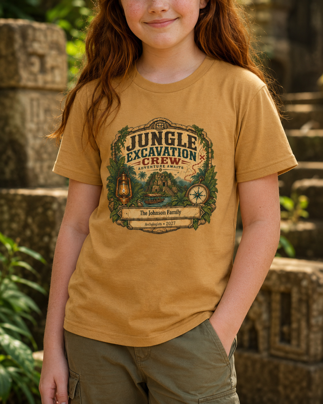 Jungle Excavation Crew - Kids Tee