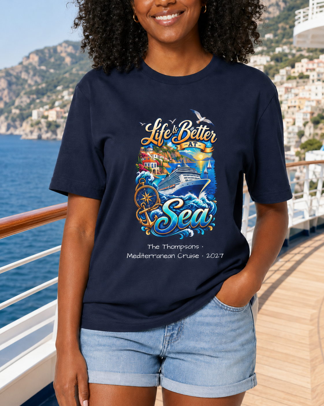Life is Better at Sea - Unisex Tee
