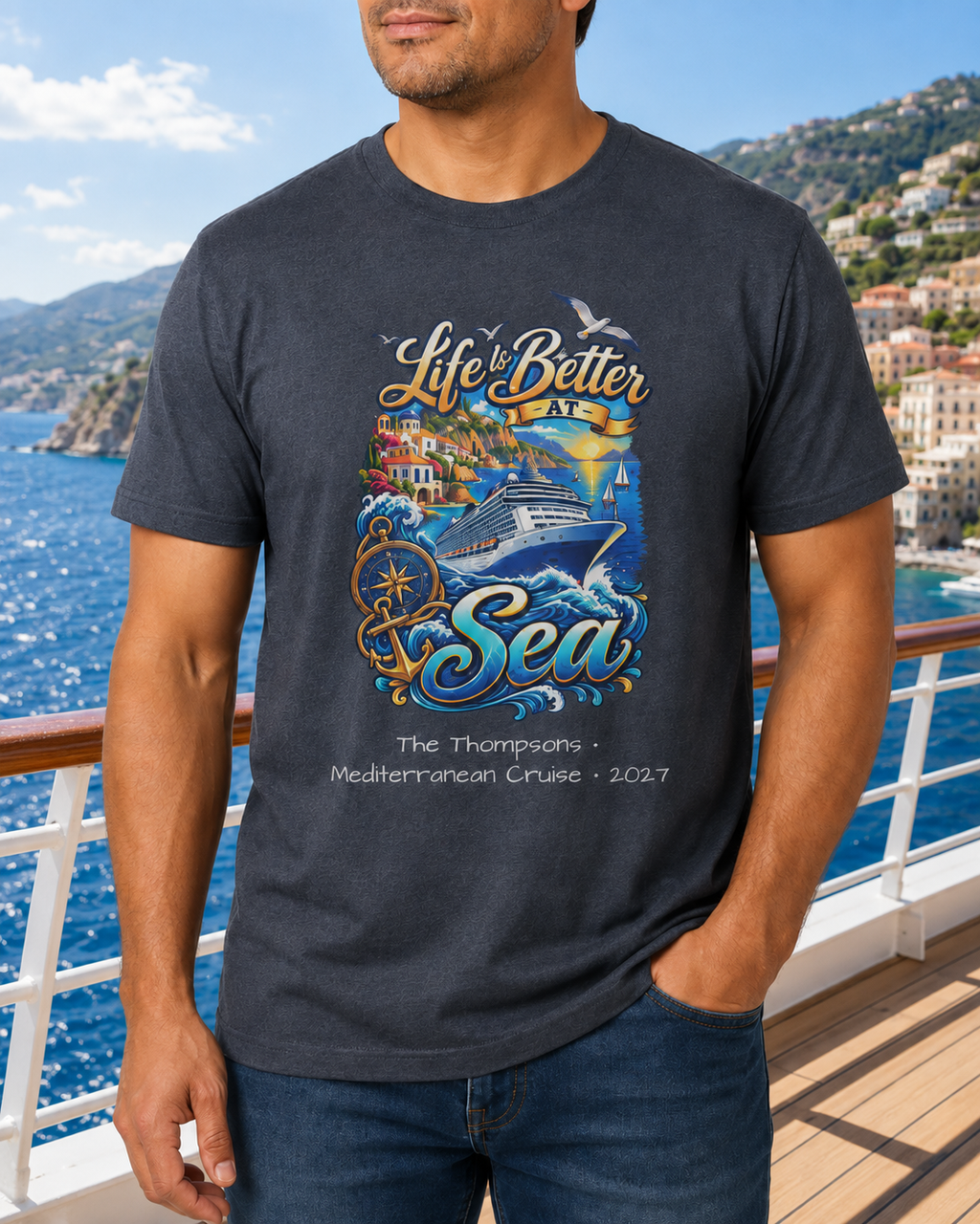 Life is Better at Sea - Unisex Tee