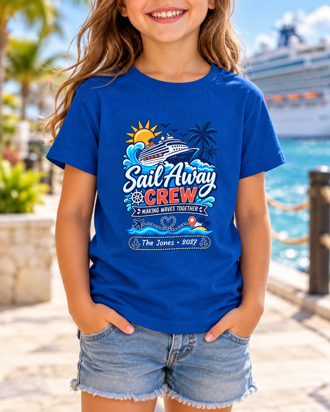 Sail Away Crew - Kids Tee