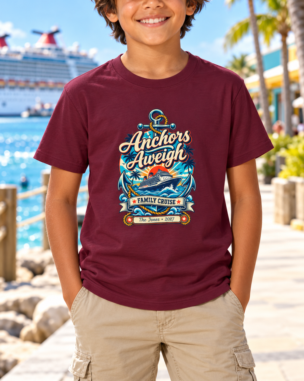 Anchors Aweigh - Kids Tee
