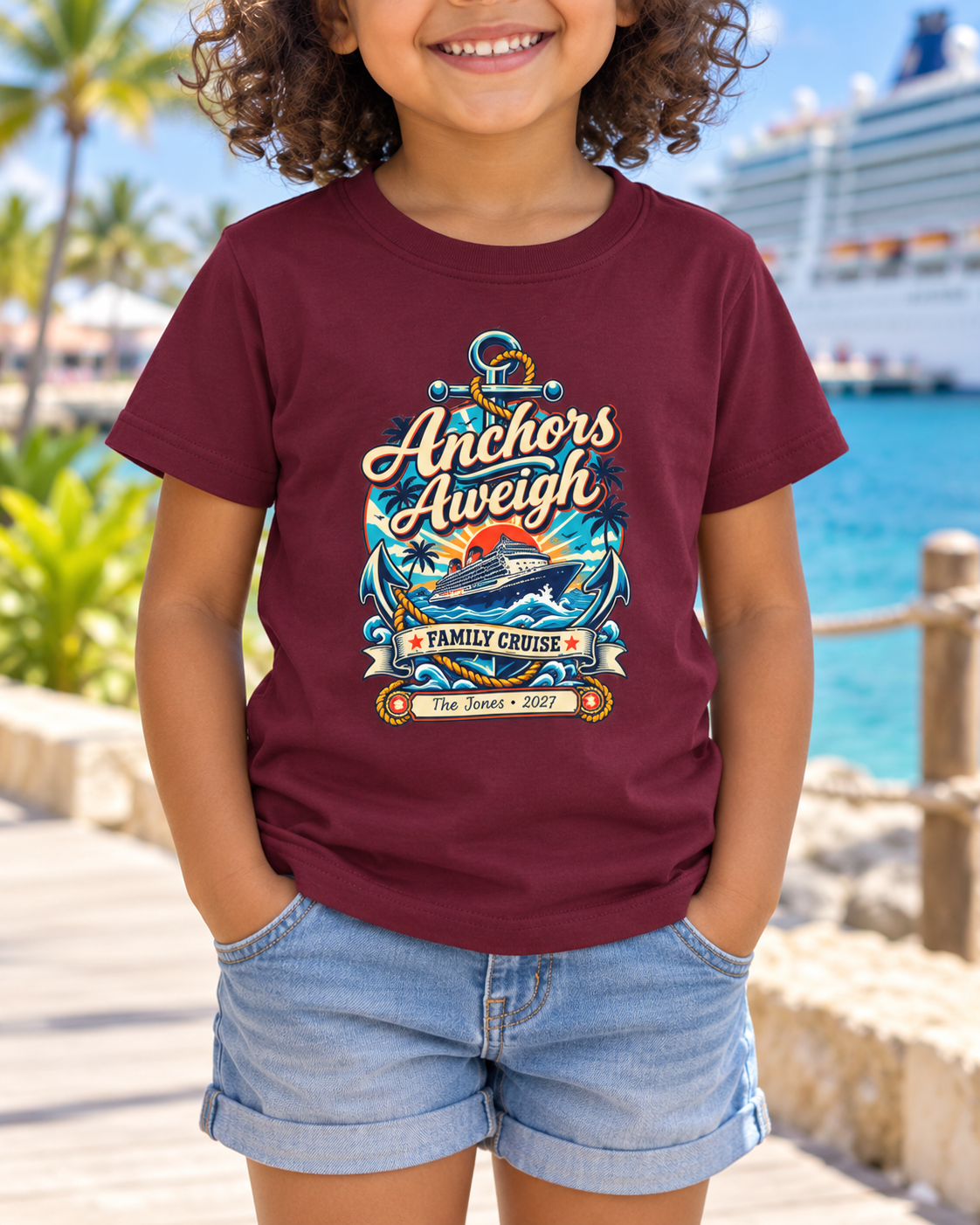 Anchors Aweigh - Kids Tee