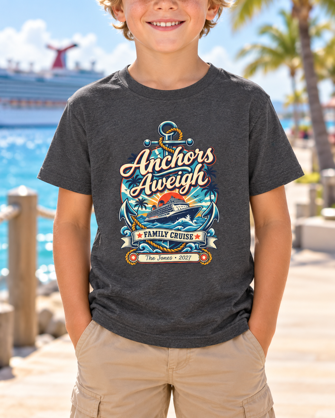 Anchors Aweigh - Kids Tee