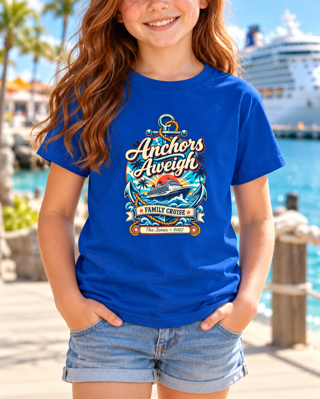 Anchors Aweigh - Kids Tee