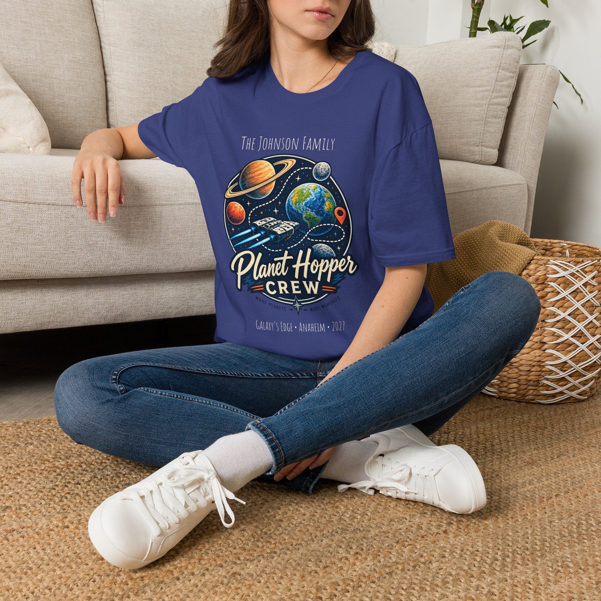 Planet Hopper Crew Space Adventure Park Tee