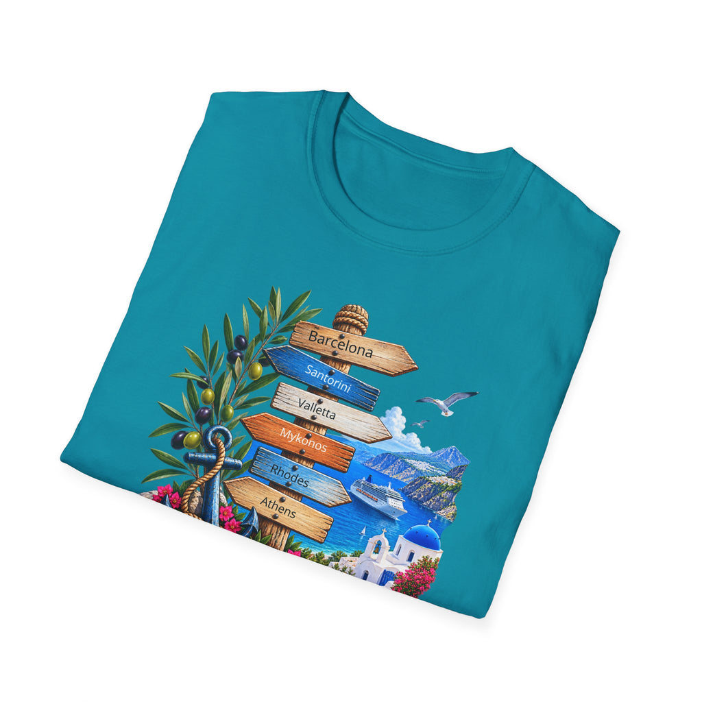 Mediterranean Cruise Ports of Call Tee