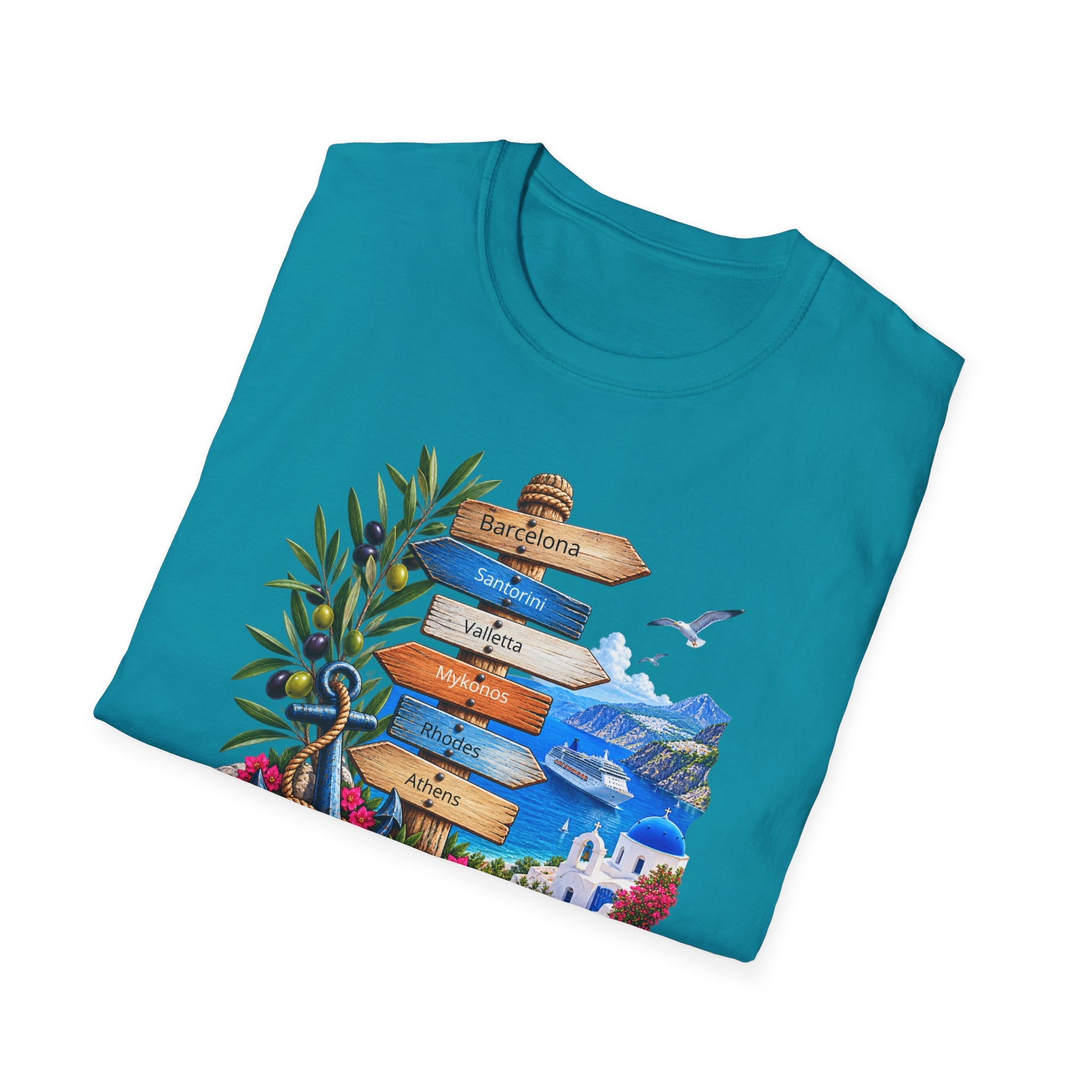 Mediterranean Cruise Ports of Call Tee