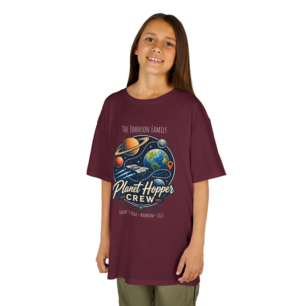 Planet Hopper Crew Space Adventure Park Kids Tee