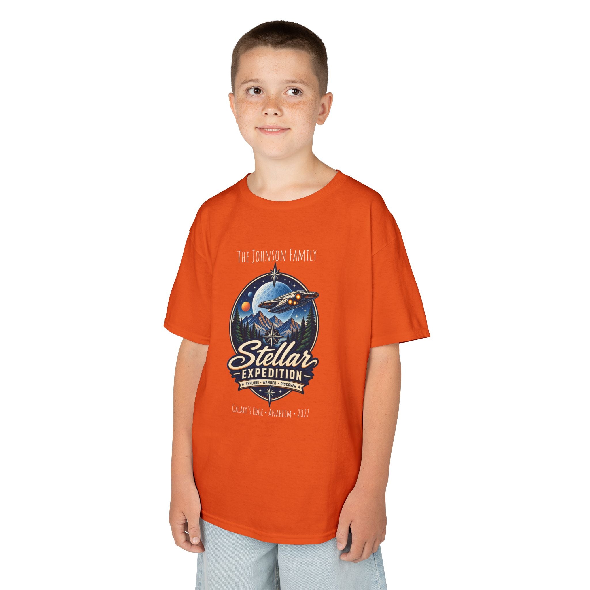 Stellar Expedition Space Adventure Park Kids Tee