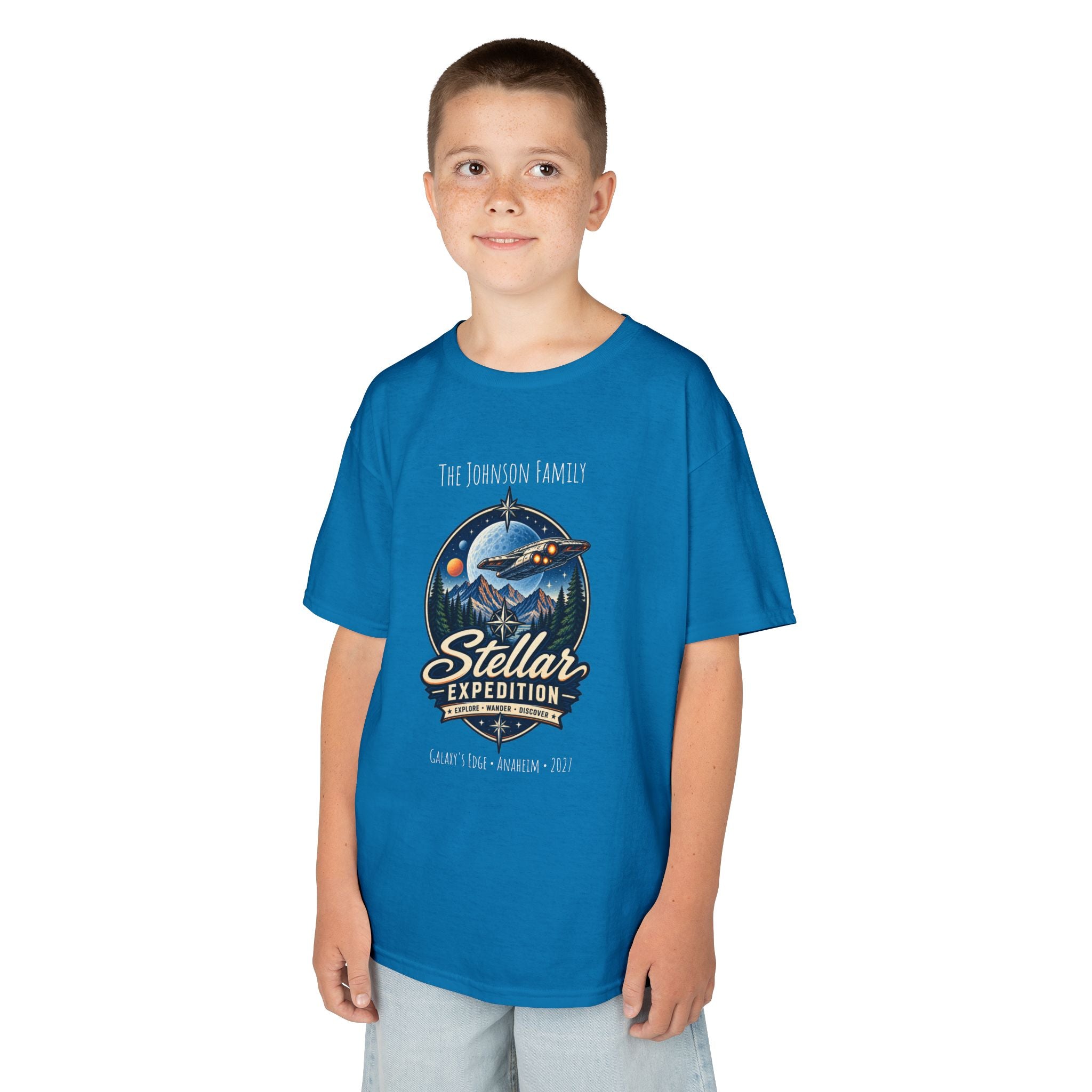 Stellar Expedition Space Adventure Park Kids Tee