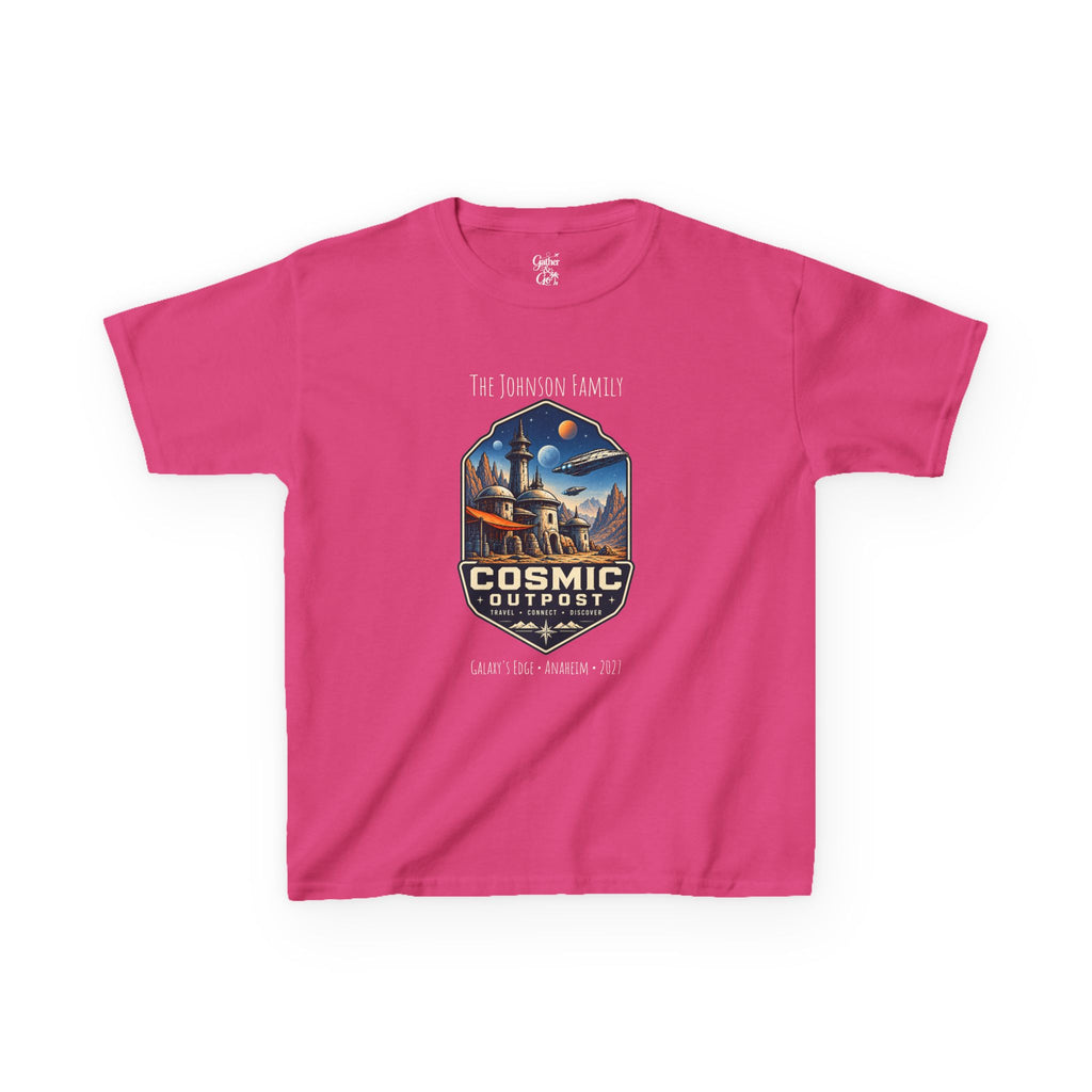 Cosmic Outpost Space Adventure Park Kids Tee